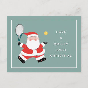 Tarjeta de Navidad de tenis