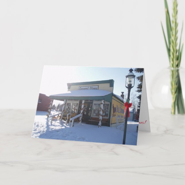 Tarjeta de Navidad de "Tienda General" (Anverso)