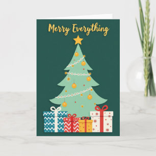 Tarjeta de Navidad de Todo Feliz