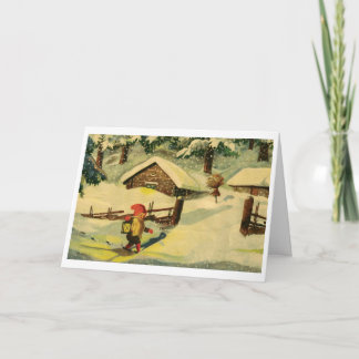 Tarjeta de Navidad de Tomten