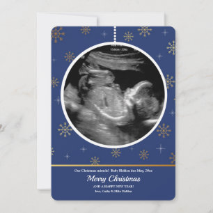 Tarjeta de Navidad de Ultrasonido Adorno Navideño