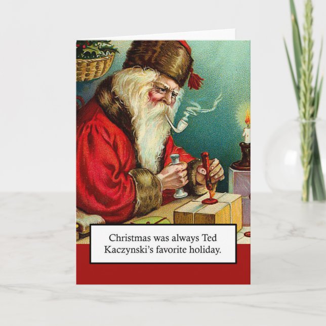 Tarjeta de Navidad de Unabomber (Anverso)