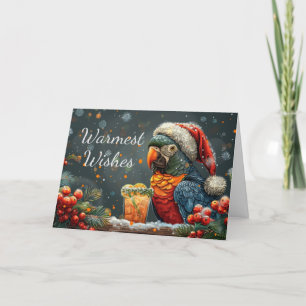 Tarjeta de Navidad de vacaciones de invierno de lo
