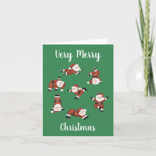 Tarjeta de Navidad de Yoga