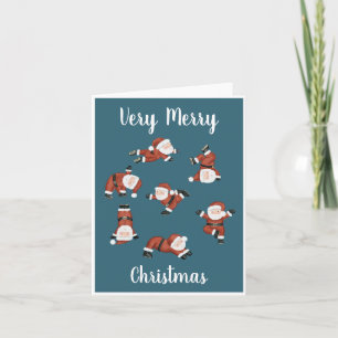 Tarjeta de Navidad de Yoga