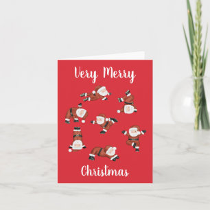 Tarjeta de Navidad de Yoga