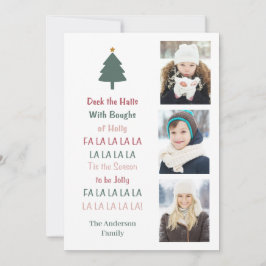 Tarjeta de Navidad Deck The Halls