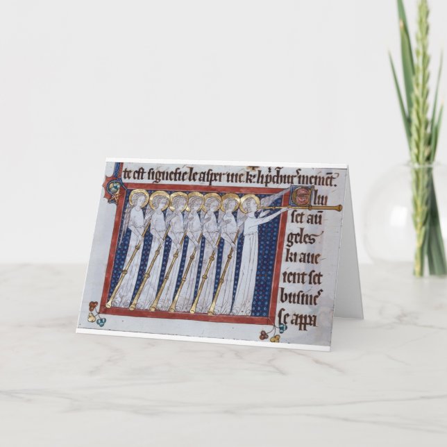 Tarjeta de Navidad del anfitrión de Heav'nly (Anverso)