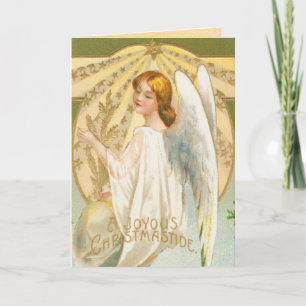 Tarjeta de Navidad del ángel