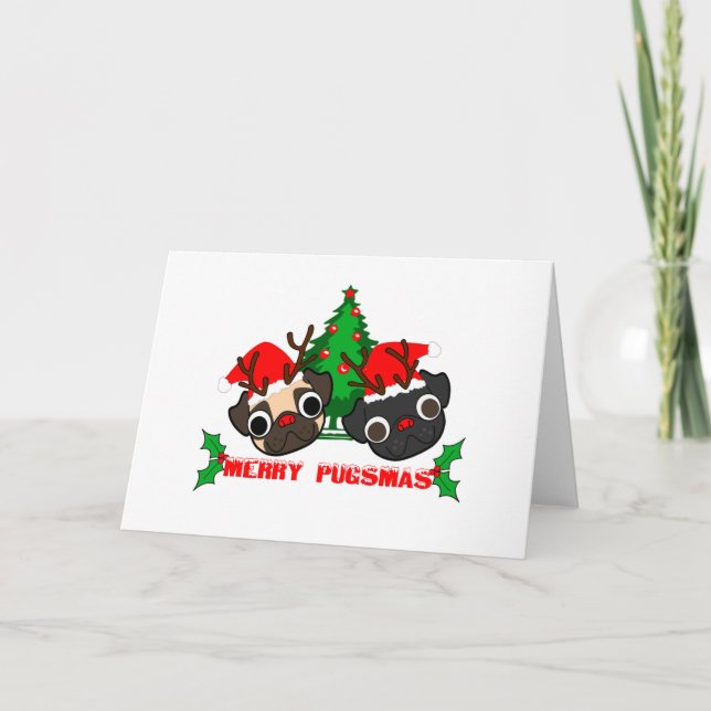 Tarjeta de Navidad del barro amasado (Anverso)