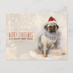 Tarjeta de Navidad del barro amasado