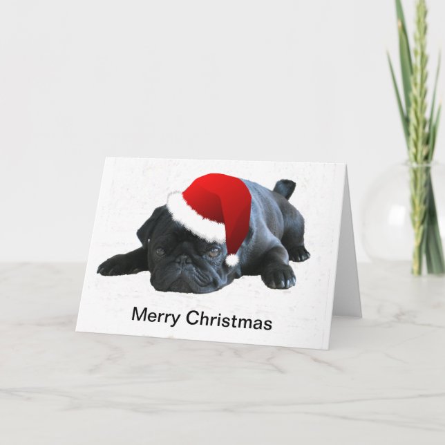 Tarjeta de Navidad del barro amasado (Anverso)