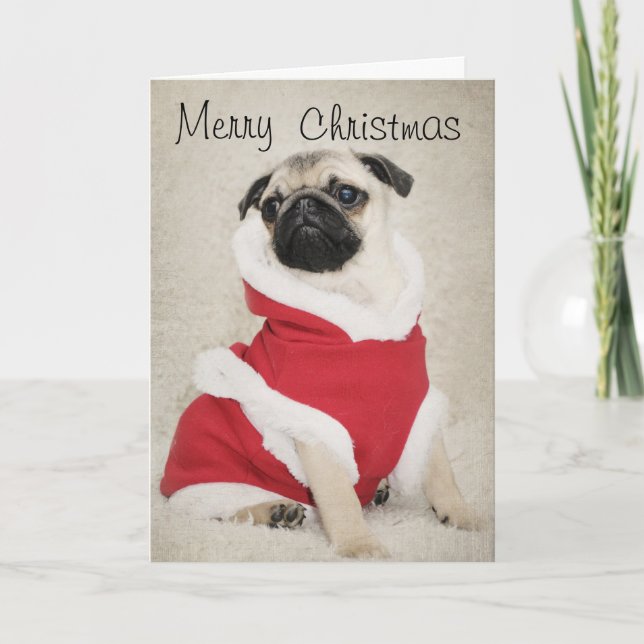 Tarjeta de Navidad del barro amasado (Anverso)