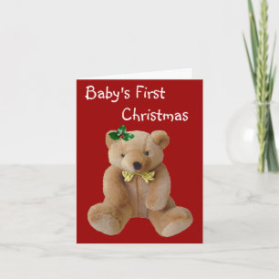 Tarjeta de Navidad del bebé