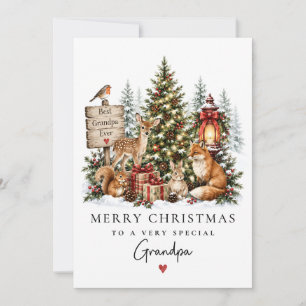 Tarjeta de Navidad del Bisabuelo Navidad del Abu