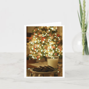 Tarjeta de Navidad del bocado de Santa