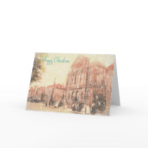 Tarjeta de Navidad del camino de Tamworth Victoria