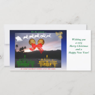 Tarjeta de Navidad del Caribe
