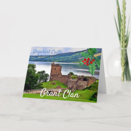 Tarjeta de Navidad del Castillo del Clan del Grant