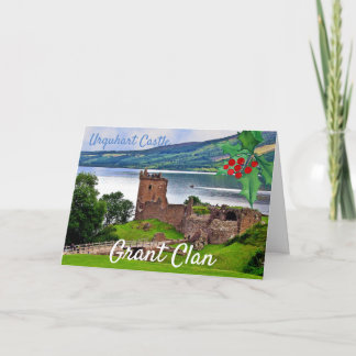 Tarjeta de Navidad del Castillo del Clan del Grant