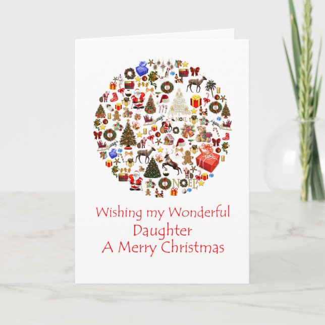 Tarjeta de Navidad del Círculo de la Hija (Anverso)