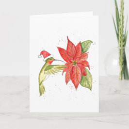 Tarjeta de Navidad del colibrí
