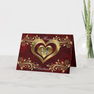 Tarjeta de Navidad del corazón