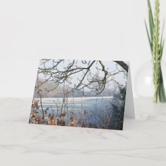 Tarjeta de Navidad del día de fiesta - escena