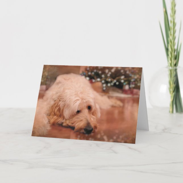 Tarjeta de Navidad del Doodle (Anverso)