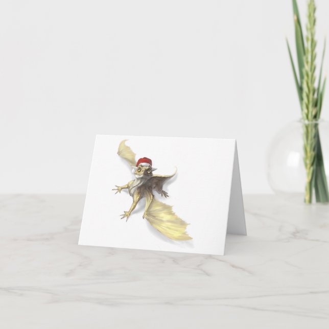 Tarjeta de Navidad del dragón de Lil (Anverso)