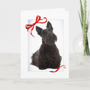 Tarjeta de Navidad del escocés