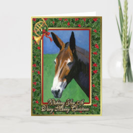 Tarjeta de Navidad del espacio en blanco del
