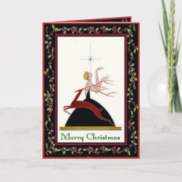 Tarjeta de Navidad del fashionista