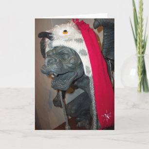 Tarjeta de Navidad del Gargoyle
