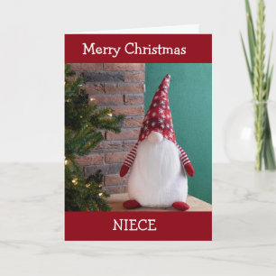 TARJETA DE NAVIDAD DEL GNOME **SOBRINA**