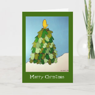 Tarjeta de Navidad del grupo del ganchillo