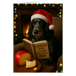 Tarjeta de Navidad del 'Impuesto al Queso' del coc