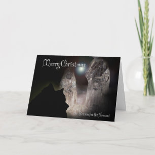 Tarjeta de Navidad del Keeshond