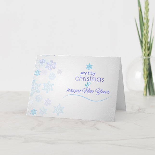 Tarjeta de Navidad del navidad y del Año Nuevo (Anverso)