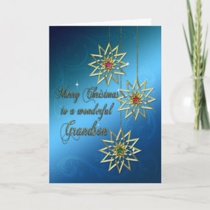 Tarjeta de Navidad del nieto