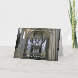 Tarjeta de Navidad del órgano de Hildesheim