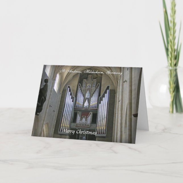 Tarjeta de Navidad del órgano de Hildesheim (Anverso)