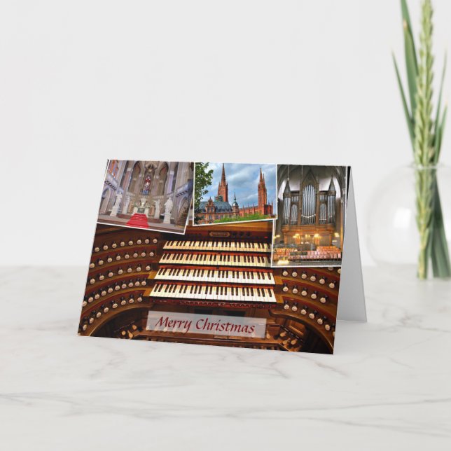 Tarjeta de Navidad del órgano de Wiesbaden (Anverso)