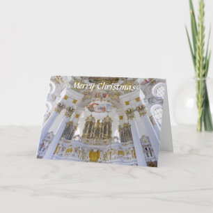 Tarjeta de Navidad del órgano de Wieskirche