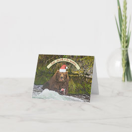 Tarjeta de Navidad del Oso 856 de Katmai