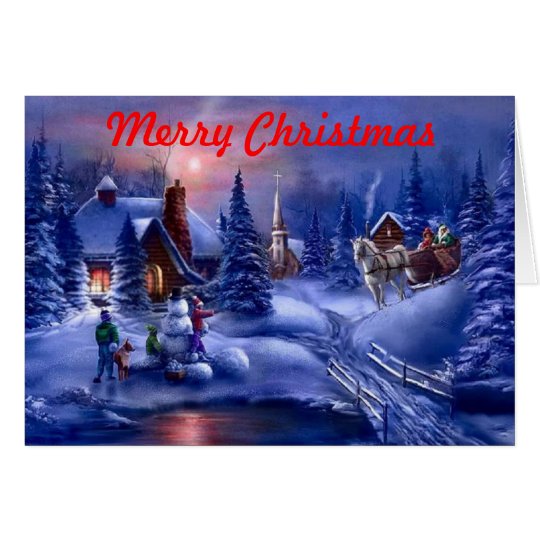 Tarjeta de Navidad del país