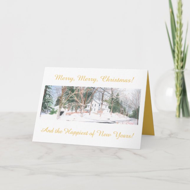 Tarjeta de Navidad del país (Anverso)