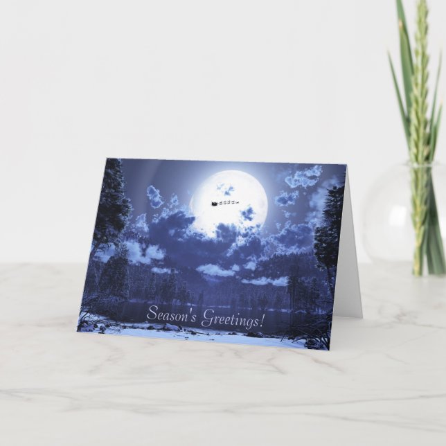 Tarjeta de Navidad "del paseo" (Anverso)