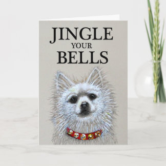 Tarjeta de Navidad del perro