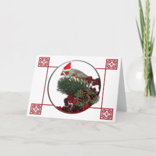 Tarjeta de Navidad del pinzón 6